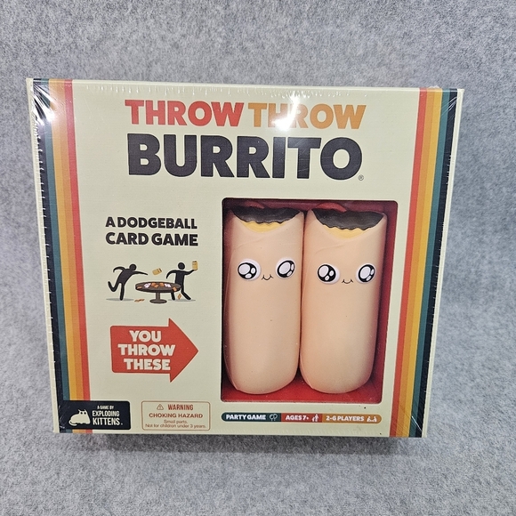 Throw‎ Throw Burrito by Exploding Kittens A Dodgeball Card Game - Picture 1 of 4